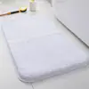 Alfombra de suelo de felpa de pelo largo transfronteriza, alfombra de baño ultrasuave y absorbente, alfombra de entrada para baño del hogar, directo del fabricante