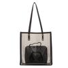 Bolsa de Grande Capacidade Feminina Verão Combina com Tudo 2025 Nova Verão Bolsa de Praia Jelly Transparente de Alto Nível Bolsa Tote de Ombro