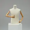 Mannequin de Vitrine de Loja de Roupas de Luxo, Adereços de Mannequin Masculino de Meio Corpo para Mesa, Exibição de Roupas Masculinas, Cabeça, Corpo, Vela