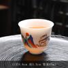 Taza de Té de Jade Suet Juego de Té Kung Fu Taza para Degustación de Té Cerámica Blanca para Reuniones China Taza de Combate Porcelana Blanca de Dehua Hogar Taza Individual