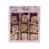 Clip de Plástico PP Láser Acrílico Cartoon Labubu Stitch para Cuaderno Multifuncional Clip Estudiante Almacenamiento Doble Cara