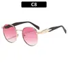 Gafas de sol nuevas de moda europea y americana, estilo vintage moderno, con un toque de alta gama, el mismo estilo que se populariza en internet, gafas con protección UV para hombres y mujeres