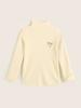 Suéter para Niñas Otoño e Invierno 2026 Nuevo Elegante Tejido Grueso para Niñas Camiseta Básica de Cuello Alto Medio de Invierno para Niños