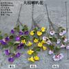 Nueva Gloria de la Mañana Artificial Comercio Exterior Gloria de la Mañana Grande Estilo Jardín Boda Hogar Floral Decoración Suave Flores Falsas Mayoreo