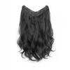 Aplique de Cabelo Kony Peça Única Longo Cacheado Ondulado Grande Cabelo Fofo Invisível Realçador de Volume Patch de Extensão de Cabelo Natural