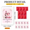 Nuevo Set de Tarjeta de Agradecimiento y Sobre para Aniversario de Pareja de Tamaño Grande, Varios Exquisitos Diseños de Tarjetas de Felicitación de Agradecimiento al por Mayor