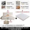 Cama Moderna Minimalista de Alta Gama con Tejido Tecnológico, 1.5X 2m, para Uso en Casa, Cama Matrimonial, Cama de Bodas, Cama Matrimonial 1.8X 2m