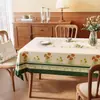Mantel pastoral estilo americano, impermeable y a prueba de aceite, fácil de limpiar, sensación de lujo y alta gama, largo y duradero, adecuado para uso doméstico