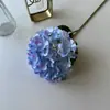 90 flores artificiales, tallos individuales con hojas, hortensia, decoración de boda, arreglo de pared de flores de fondo para hotel, arreglo floral de decoración suave