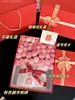 Manta con Rosas en Forma de Ramo Manta Roja Manta de Boda con Palabras Felices Regalo de Boda para Recién Casados Regalo de Compromiso para Novio y Novia