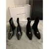 Botas de Mujer Otoño e Invierno 2023 Nuevas Botas Delgadas de Tacón Grueso y Punta Fina Estilo Coreano Botines Pequeños Botas Cortas de Azafata Súper Populares