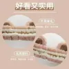 Diademas de felpa para otoño e invierno, diseño unisex, adecuadas para lavarte la cara o aplicarte mascarillas faciales, con un lindo diseño de oso
