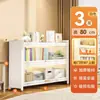 Librero de acero para uso doméstico con puertas, a prueba de polvo, de pie, estantería de múltiples niveles para espacios pequeños, gabinete de exhibición y almacenamiento de lujo ligero