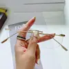 Gafas sin Montura para Mujer Se Pueden Personalizar con Lentes Graduados, un Imprescindible para un Look sin Maquillaje, Ultraligeras, Anti Luz Azul, Fotocromáticas, Sin Montura, Gafas de Moda para Hombre
