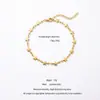 Pulseira de Aço Inoxidável Longa Duração Estilo Europeu e Americano Transfronteiriça, Nova Moda Personalizada Estrela e Trevo de Quatro Folhas Pulseira de Joia de Mão