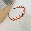 Tiara Dentada Estilo Coreano para Mulheres, Acessório de Cabelo de Verão, Versátil para Sair, Lavar o Rosto, Tiara Grampo de Cabelo na Moda, Novo Modelo 2024