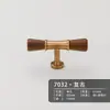 Alça de latão Novo estilo antigo chinês porta de armário guarda-roupa sapateira móveis estilo minimalista francês nogueira alça longa