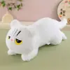 Novo Gato Longo Deitado Presente Infantil Boneca de Conforto Brinquedo de Pelúcia Almofada de Perna de Cama para Meninas Almofada