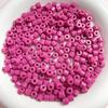 Cuentas Sueltas Acrílicas Cilíndricas de Color Sólido de 6 mm Material para Cadena de Teléfono Móvil Pulsera Accesorios de Joyería