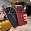 Funda de Teléfono Móvil Adecuada para Huawei Mate70Rs Estilo Chino Piel Patrón de Dragón Mate60Pro Tacto Piel Anti-Caída Cubierta Protectora