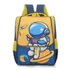 Mochila Infantil com Estampa de Coelho de Desenho Animado, Mochila Escolar para Jardim de Infância para Meninos e Meninas, Mochila da Moda com Tema Espacial