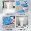 Alfombrilla de Baño Costura Broche Azulejo de Piso Hogar Inodoro Hueco Hidrofóbica Baño Impermeable Cortable Antideslizante