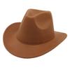 Chapéu de cowboy ocidental transfronteiriço para apresentações de palco, proteção solar para uso externo, estilo étnico, estilo panamenho, francês e retrô.