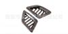Aplicable a Accord 18-22/Accord modificado estilo británico, pegatinas decorativas de salida de aire delantera, fibra de carbono ABS