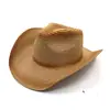Estilo Europeo y Americano Sombrero para Acampar al Aire Libre y Montañismo para Niños Combinación Perfecta para Pesca Sombrilla Sombrero para el Sol para Hombres Ala Ancha Vaquero Occidental
