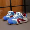 Tênis Infantil Forrest Gump com Solado Macio, Tênis Color Block para Primavera e Outono, Calçados Casuais Leves Antiderrapantes para Meninos e Meninas, Calçados para Crianças Maiores