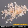 Serie de Flores de Tira Color Champán Seda Artificial de Boda Niebla Phalaenopsis Arco de Salón de Bodas Ramo de Decoración Falsa Dropshipping