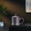 Copo de Argila Roxa Yixing Atacado, Copo Refrescante para Chá de Leite, Copo de Chá Artesanal de Argila Roxa, Conjunto de Chá Kung Fu, Dropshipping de Uma Peça