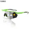 Novos Óculos de Sol Esportivos Coloridos para Ciclismo ao Ar Livre Transfronteiriços, Óculos de Sol para Golfe, Óculos de Proteção Casuais Diários