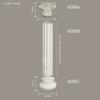 Tira Decorativa Tallada a Mano con Línea de PU Estilo Europeo, Cabezal de Columna Romana de PU Cilíndrico Estilo Europeo, Materiales de Construcción para Decoración de Pilares, Materiales de Decoración para el Hogar