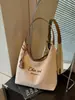Bolsa de lona estilo coreano, casual y de gran capacidad, artística y de nicho, bolsa de hombro con sensación de alta gama, bolso de mano para mujer moderno y simple