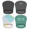 Mouse pad com apoio de pulso, suporte de pulso em esponja, mouse pad para computador de escritório, apoio de pulso de borracha antiderrapante macio e confortável