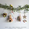 Casa de Pájaro Tejida Creativa para Mascotas Colgante Nido de Pájaro de Hierba Tejida Hecho a Mano Arreglo de Entorno para Jardín de Infancia Adorno Colgante Aéreo Balcón Pastoral