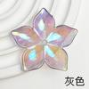 Color Fantasma uv Flor de Cinco Pétalos diy Flor Tejida a Mano Colgante para Coche Cadena para Teléfono Móvil Material con Cuentas Accesorios de Pasador de Pelo Antiguo