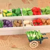 Simulación de alimentos y verduras de juego y cebolletas accesorios de resina diy gel de crema cuerda para pasador de pelo miniatura supermercado casa de muñecas venta al por mayor
