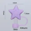 Tapa para Popote Stanley 10mm Diámetro Grande PVC Popote Suave Tapa Muñeco de Dibujos Animados Tapa Antipolvo Mayoreo