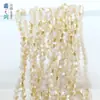 Cuentas de color galvanizado con punta de diamante tallado al por mayor, nuevas cuentas de vidrio de cristal, cuentas sueltas, accesorios para joyería DIY