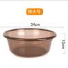 Bacia de Lavar Plástico Bacia de Cozinha Bacia Transparente para Lavar Legumes Dormitório de Estudante Bacia Grande para Lavanderia Doméstica Bacia para os Pés de Bebê Doméstica