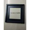 Perfil de aleación de aluminio tiras decorativas pintura negra lado desigual ranura de aluminio en forma de U letrero colgante marco de paquete ranura para marco mm