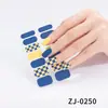2025 Nuevas Pegatinas para Manicura Francesa Completas Hielo Transparente Celebridad de Internet Dibujos Animados Japoneses Pegatinas para Uñas Película de Esmalte de Uñas Linda Venta al por Mayor