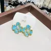 Pendientes Elegantes de Gama Alta Dulces y Femeninos Lindas Flores Pendientes con Aguja de Plata 925 Pendientes de Primavera y Verano para Estudiantes Estilo K