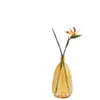Siente Simulación Pájaro del Paraíso PU Cranowanglan Hotel Lobby Boda Maceta Flor Artificial Planta Verde Forma Arreglo Floral