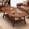 Mesa de Centro para Apartamentos Pequenos, Uso Doméstico, Mesa Pequena para Sala de Estar, Novo Modelo 2026, Mesa Lateral para Sofá de Casa de Aluguel, Mesa de Jantar, Mesa de Chão