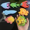 Juguetes de Pesca al por Mayor Peces Magnéticos Puesto Engrosado Peces Flash Pesca Acuática para Niños Caña de Pescar de Simulación de Doble Cara