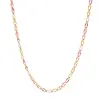 Cadena de Acero Inoxidable Transfronteriza Colorida con Goteo de Aceite Cadena Ovalada Retorcida Collar Cadena Esmaltada Doble Cara Cadena de Clavícula Accesorios