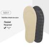 Cross-border Hot Sale Novas palmilhas de couro de vaca espessas masculinas e femininas camada superior couro de vaca respirável Sweat absorvendo palmilhas antiderrapantes